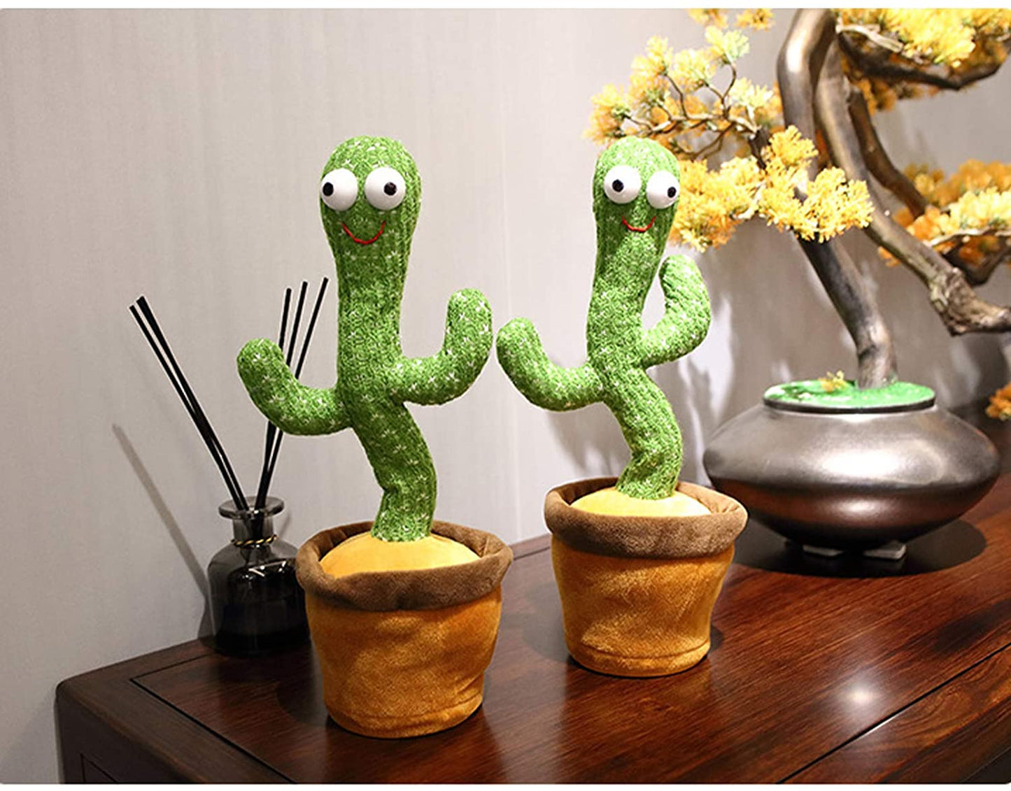 Electric Dancing Cactus Plush Stuffed Toy with Music