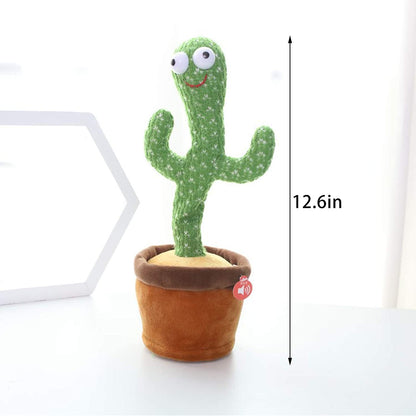 Electric Dancing Cactus Plush Stuffed Toy with Music