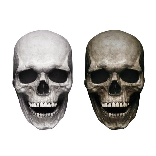 Bloody Horror Skull Head Halloween Double-Layer Ripped Mask